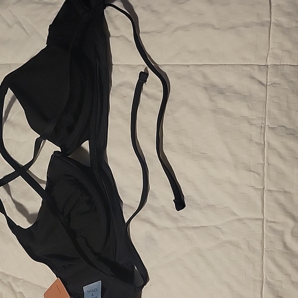 Shade & Shore Black Bikini Top Size 34 DD - Picture 2 of 10